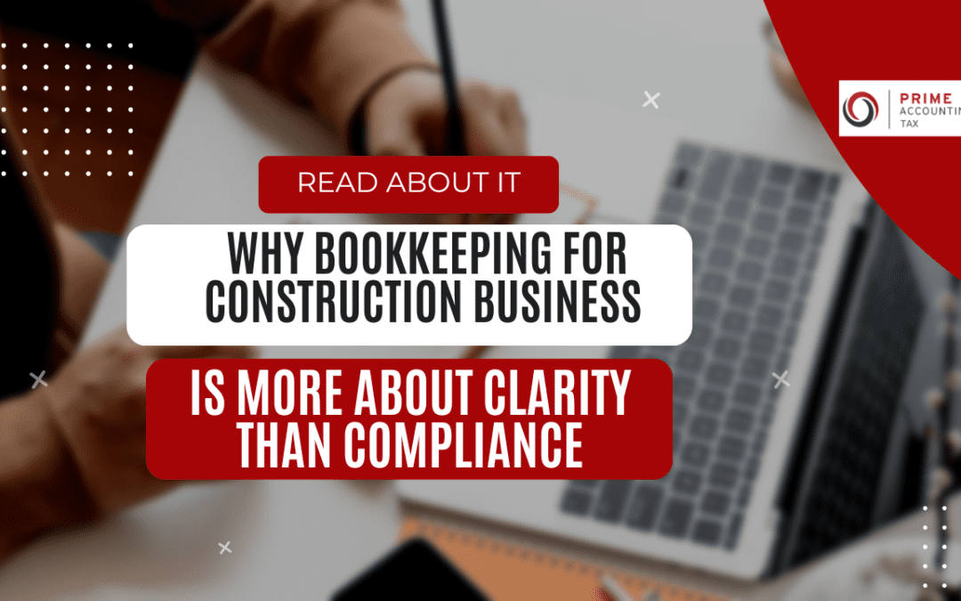 Bookkeeping for Construction Business I